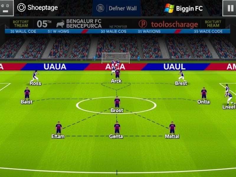 Bengaluru FC Defensive Wall gameplay screenshot